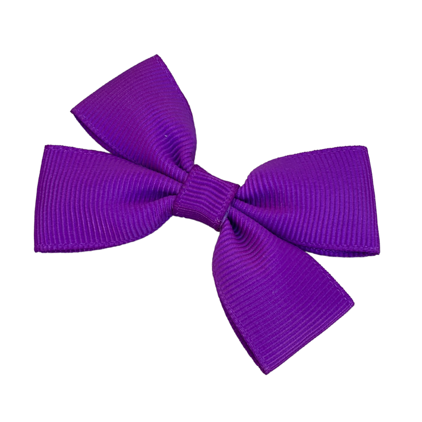 Purple Double Bow Hair Clip