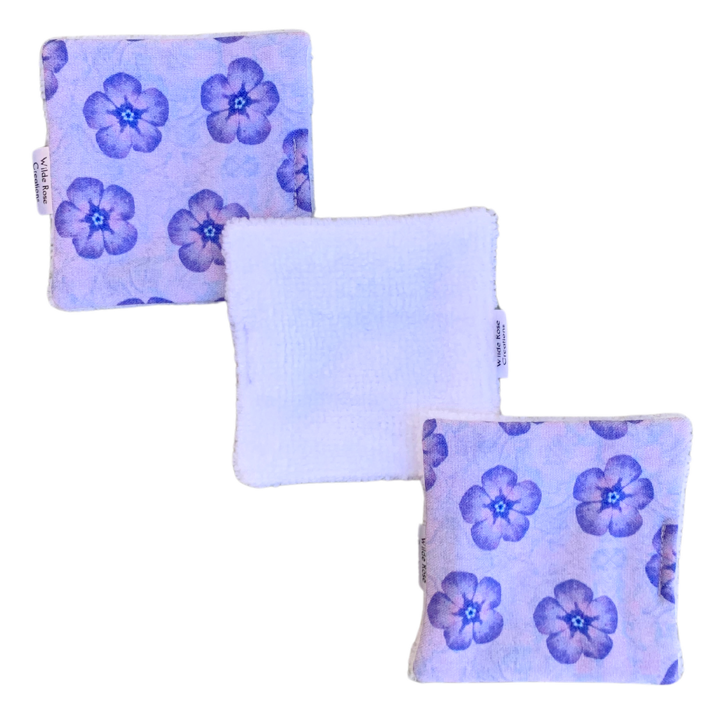 Purple Frangipani Makeup Wipes - 3pk