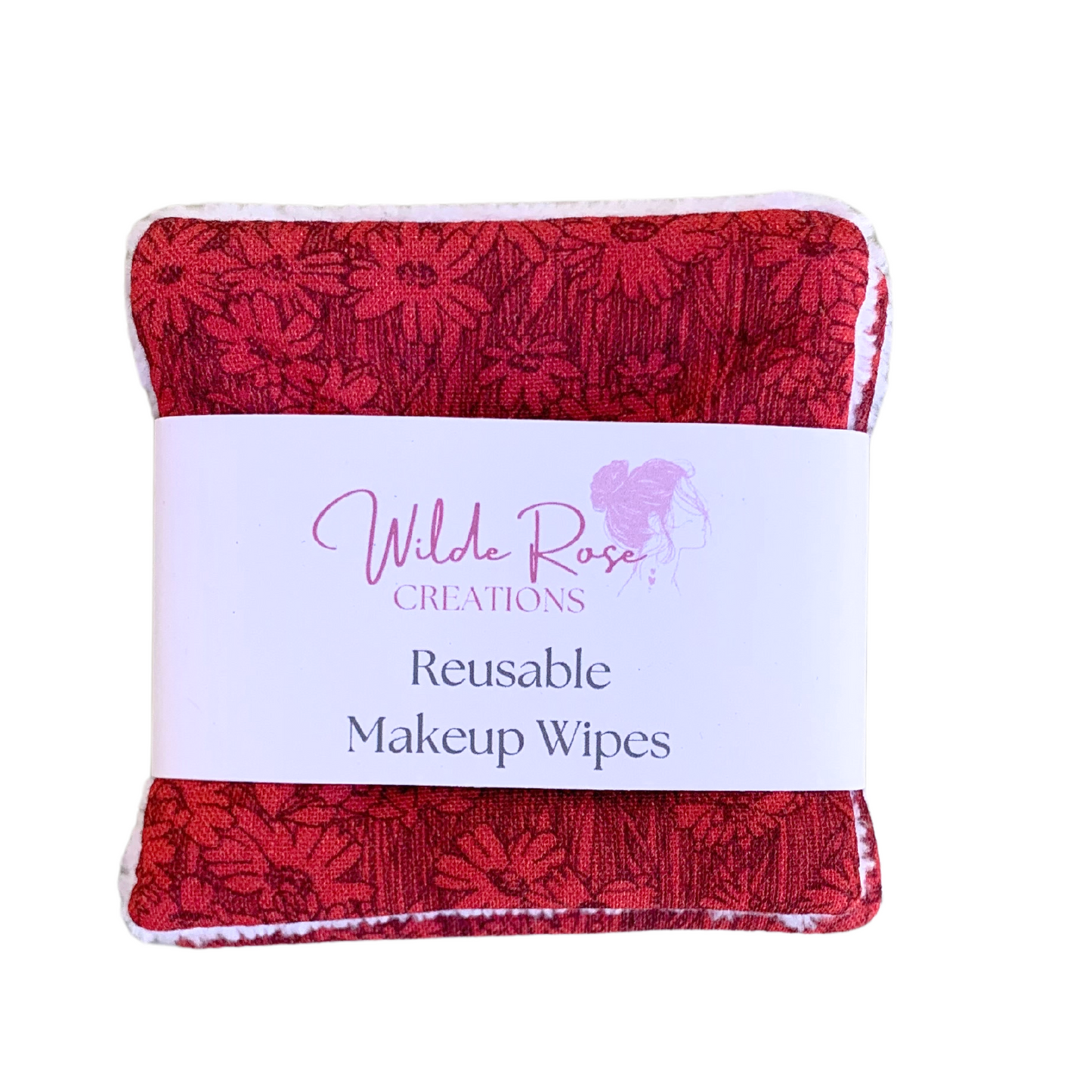 Red Daisies Makeup Wipes - 3pk