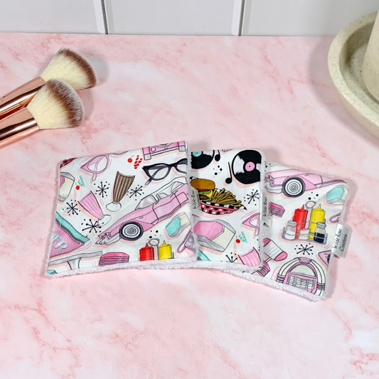 Retro Diner Makeup Wipes 3pk