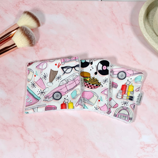 Retro Diner Makeup Wipes 3pk