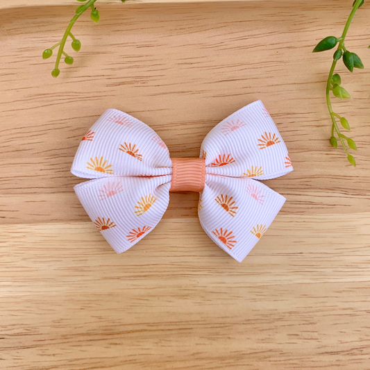 Sunrise Double Bow Hair Clip