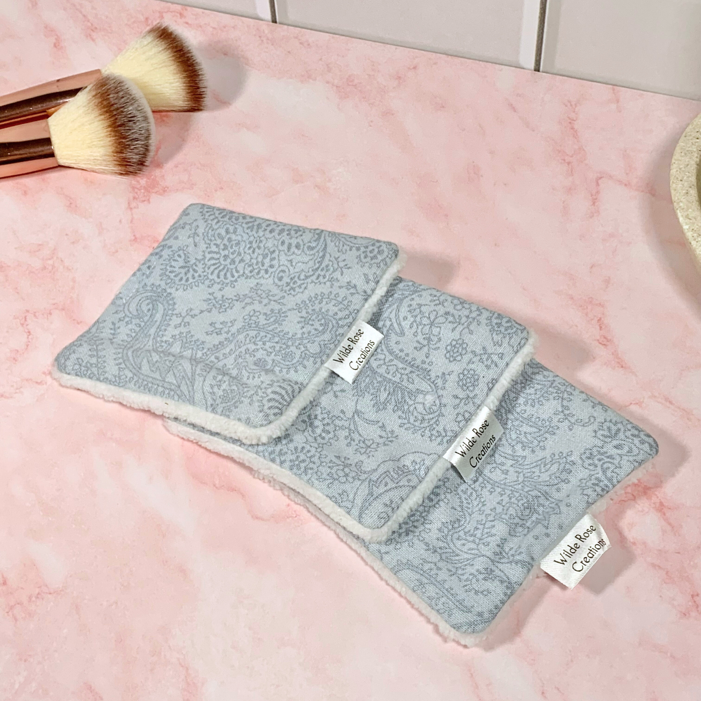 Vintage Grey Makeup Wipes 3pk