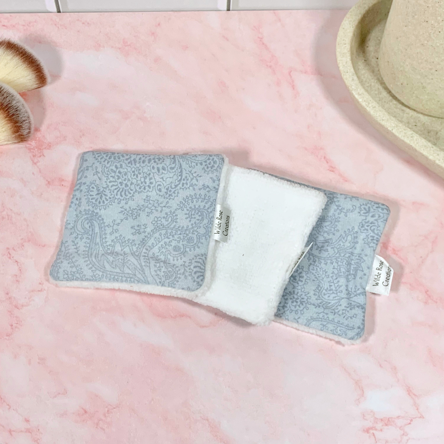 Vintage Grey Makeup Wipes 3pk