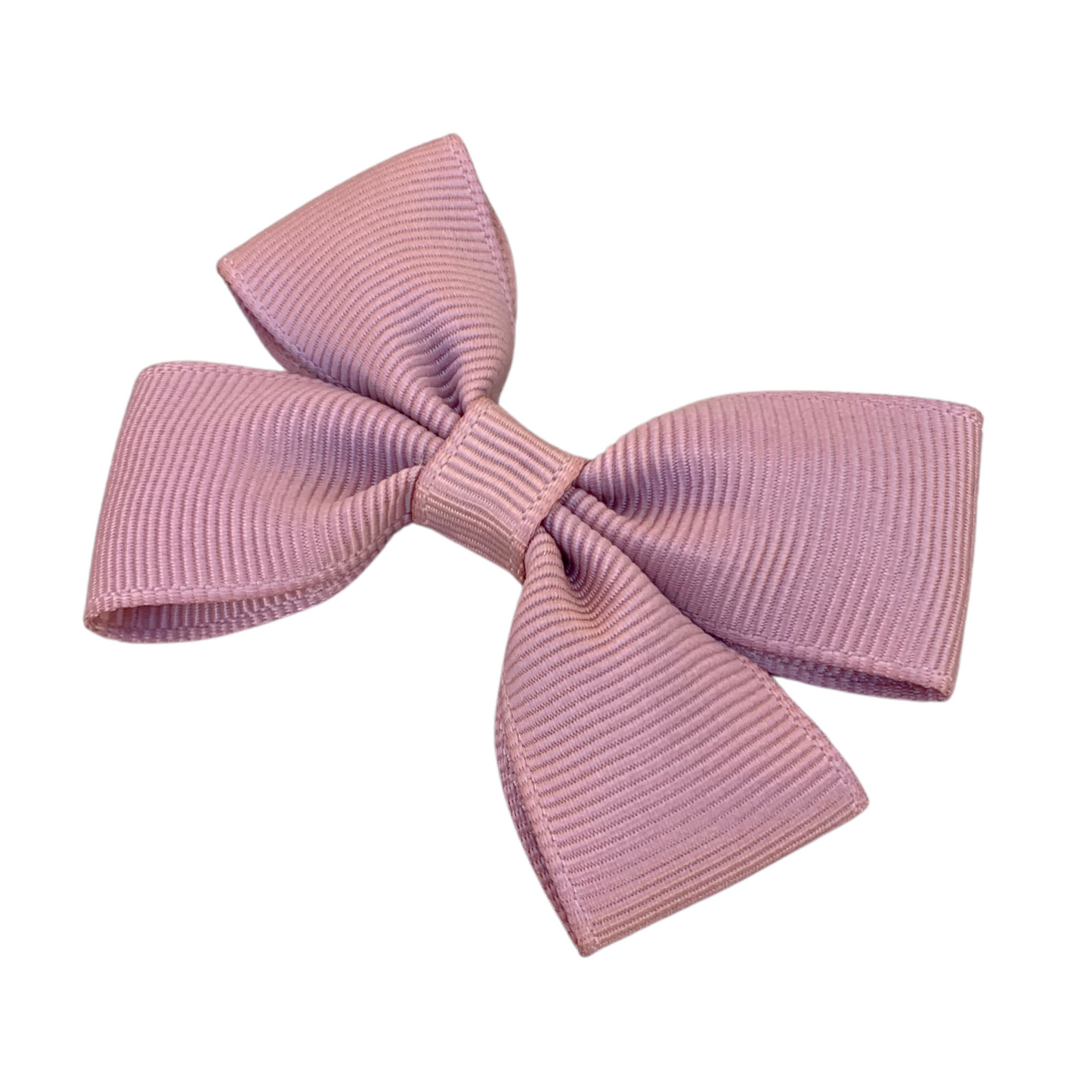 Antique Mauve Double Bow Hair Clip