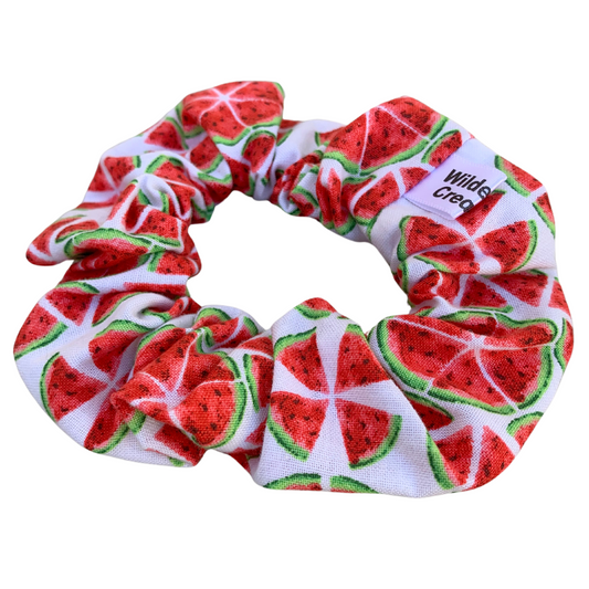 Vintage Watermelon Scrunchie