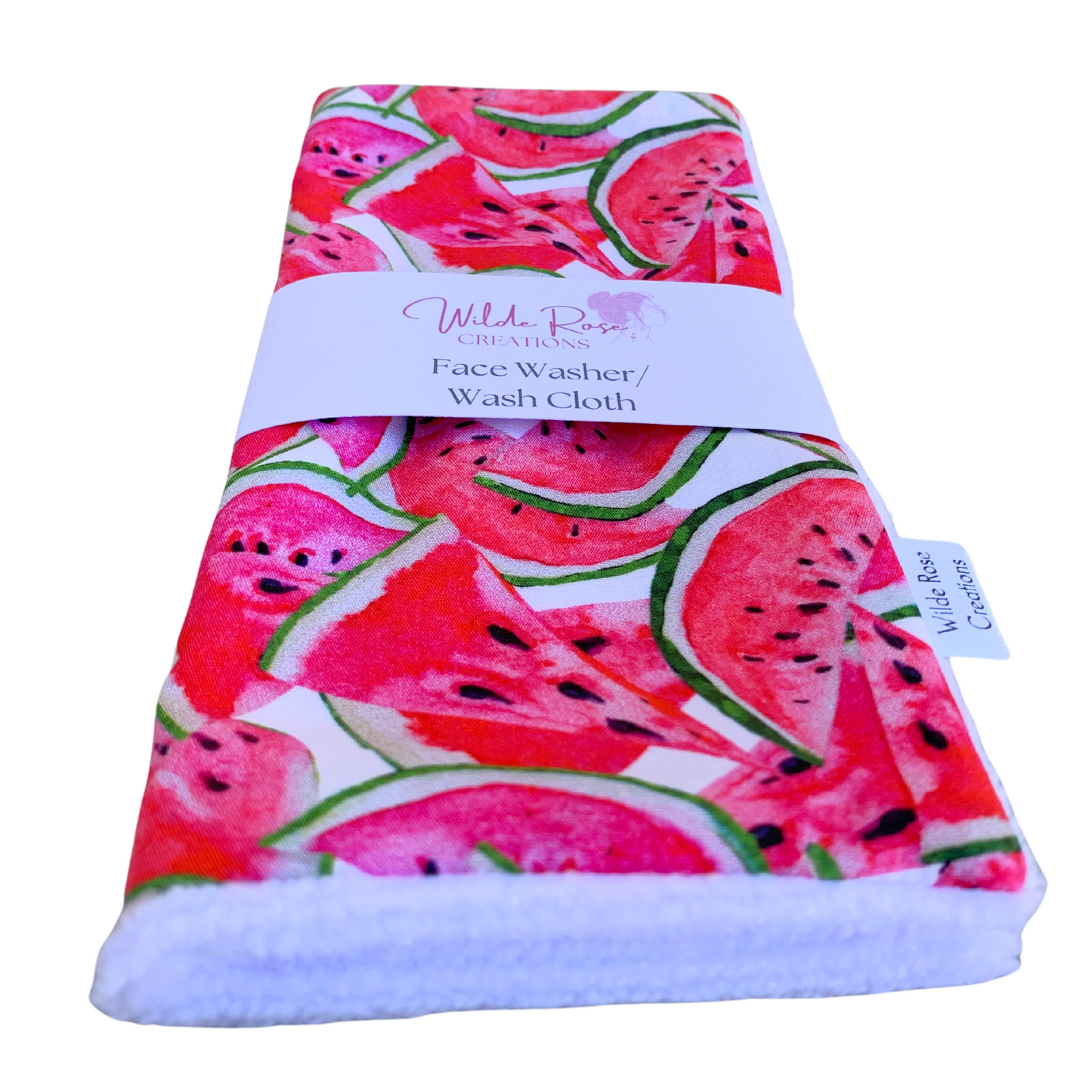 Watermelon Print Face Washer