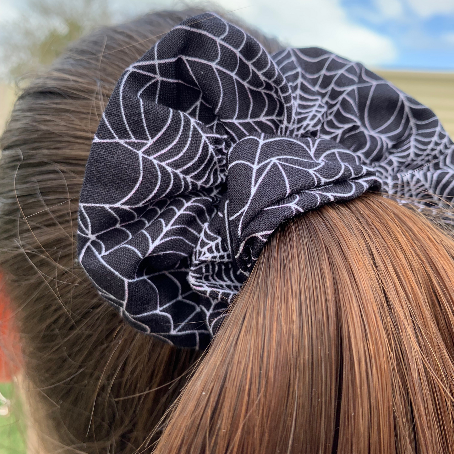 Halloween Web Scrunchie