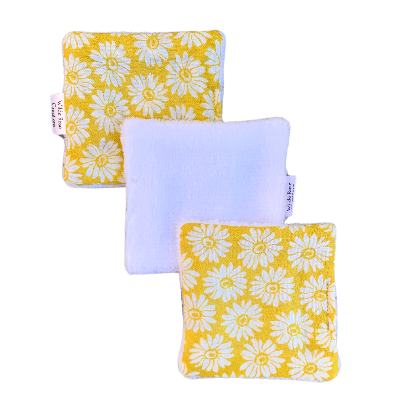 Yellow Daisy Makeup Wipes - 3pk