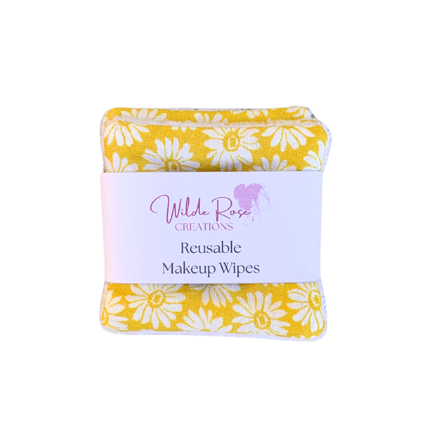 Yellow Daisy Makeup Wipes - 3pk