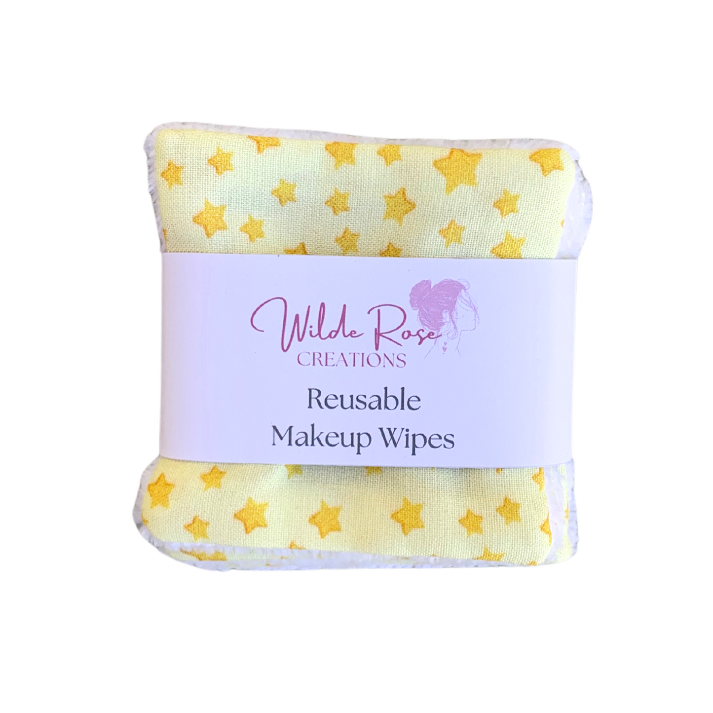 Yellow Stars Makeup Wipes - 3pk